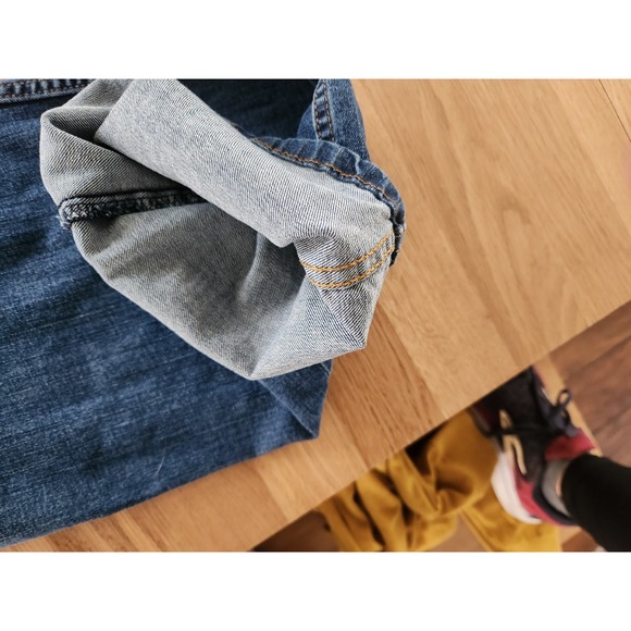 Levis 559 Jeans Mens 44x32 Blue Denim Pants Relaxed Straight Casual Adult - Picture 4 of 8